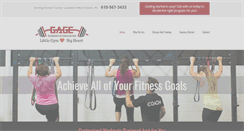 Desktop Screenshot of gagestrengthtraining.com